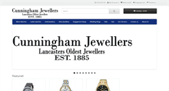 Desktop Screenshot of cunningham-jewellers.co.uk