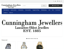 Tablet Screenshot of cunningham-jewellers.co.uk